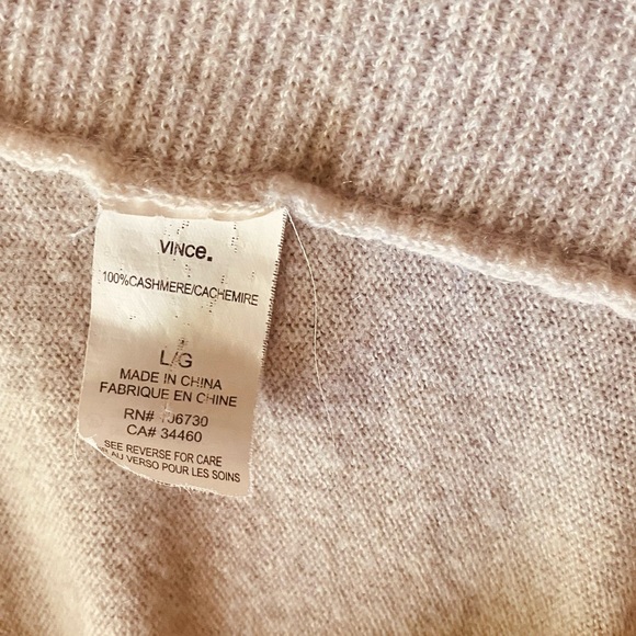 VINCE CASHMERE OPENT FRONT CARDIGAN - Picture 2 of 4